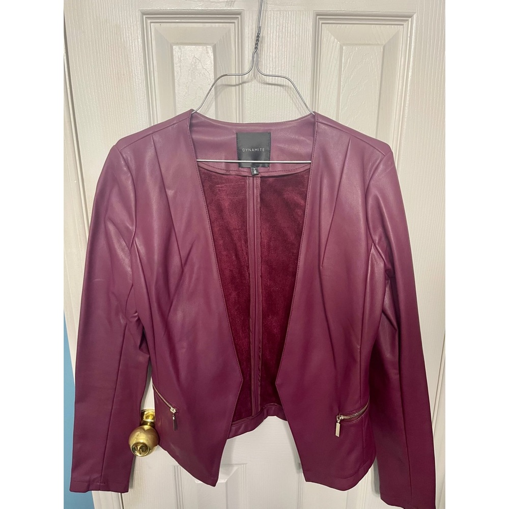 🍒3/$45🍒! Dynamite Faux Leather blazer